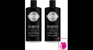2 x Syoss Salonplex Shampoo - Shampoo - Bescherming - 440 ml - Bulkverpakking - Shampoo haar bescherming - Salonplex shampoo