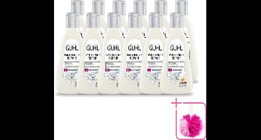 12 x Guhl – Shampoo – Panthenol+ Repair – 250 ml - Bulkverpakking - Hydratatie haar - Herstel shampoo