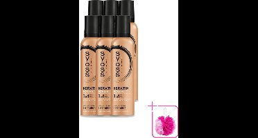 6 x Syoss - Keratin - Haarmousse - Versterkt Haarvezels - 250 ml - Bulkverpakking - Haarmousse - Keratine