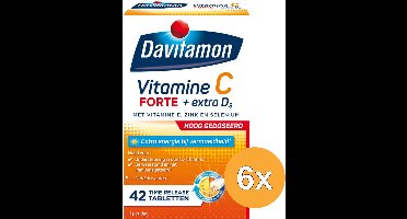 6x Davitamon C time-release (42 tabletten)