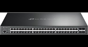 TP-Link Omada SG3452XP netwerk-switch Managed L2+ Gigabit Ethernet (10/100/1000) Power over Ethernet (PoE) 1U Zwart