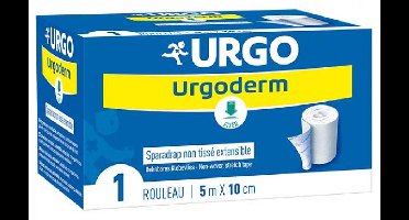 Urgo Urgoderm Elastische Niet-Geweven Hechtpleister 5 m x 10 cm