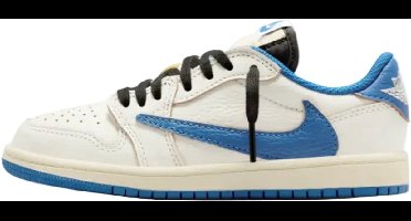 Jordan 1 Retro Low OG SP Fragment x Travis Scott Sail Military Blue (PS)