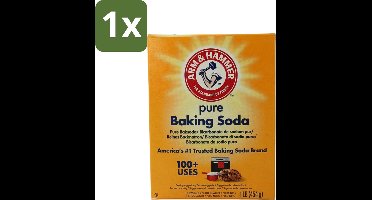 1 x Arm & Hammer - Baking Soda - Multifunctioneel - Biologisch Afbreekbaar - 454 g - Baking Soda - Arm And Hammer - Natuurlijke Baking Soda - Bakpoeder - Zuurteregelaar