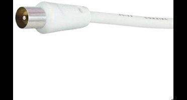 Profile coax kabel 5m wit