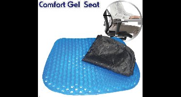 Mesa Living Comfort Gel Seat Blauw - zitkussen - honingraatstructuur