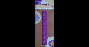 Snijmal en Embosmal - Sierrand met Kerstbomen - Joy Crafts - 6002/0004