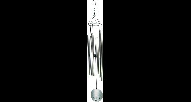 Windgong - Outdoor - Windmobiel - Windorgel - 106cm - Gestemde Klankbuizen - Aluminium - Zilver