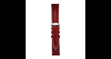 Oxygen Classic Leather Strap 20MM Red EX-CLS-STR-20-RE