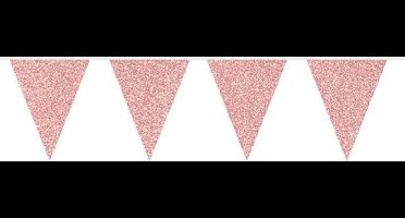 Folat - Vlaggenlijn Glitter Rose Gold 6mtr