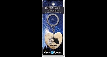 Paper Dreams - Sleutelhanger - Marmer - hart - Waterman