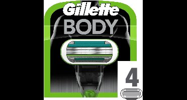 Gillette Body Shave voor Mannen - 4 Mesjes - Scheermesjes