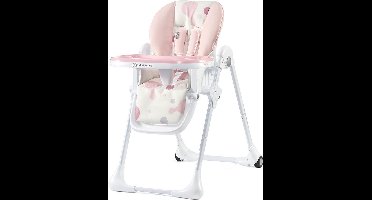 Kinderkraft YUMMY Kinderstoel - Inklapbaar - 7 hoogtestanden - Roze