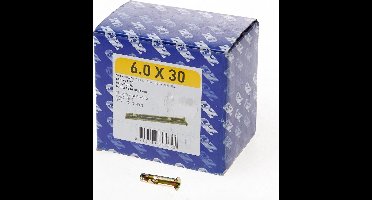 Qz Gebu Spanhuls geel verzinkt 6 x 30mm
