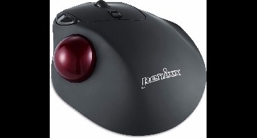 Perixx Draadloze Trackball Lasermuis Voor Pc, Laptop En Kantoor 34Mm Zwart
