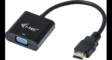 i-tec HDMI VGA - Kabeladapter/verloopstukje - HDMI - VGA - Zwart