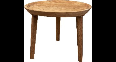 Bijzettafel Bowl Natuur 50x50xh40cm Rond Acacia