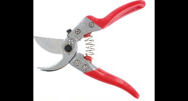 ARS Lichtgewicht Snoeischaar - Ergonomisch Ontwerp - Gehard Verchroomd Staal - 180 mm - Rood