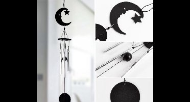 Nature's Melody OT14MO Garden Ornament tunes moon 14" /38cm Musical Ornament Windchime mini windgong  maan met rustgevend geluid.