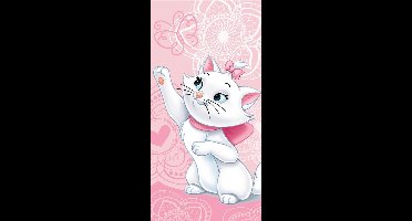 Disney Aristocats Strandlaken Marie Cat - 70 x 140 cm - Roze