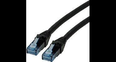 ROLINE Patchkabel Cat.6A UTP, Component Level, LSOH, zwart, 1 m
