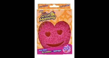 Scrub Mommy Schoonmaakspons Valentijn – Hartvormige Ogen – 1 stuk