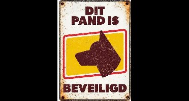 Plenty Gifts Waakbord Blik Pand Beveiligd
