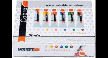 Cobra Study Olieverf Set 6 x 20 ml