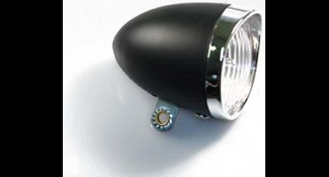 Ikzi light  Koplamp retro led zwart  batterij