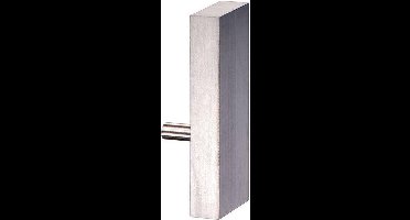 Tisa-Line Eindstukje rechts voor Aluminium plint (Zilver of RVS klik om te kiezen)
