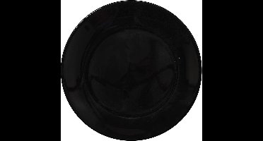 Dutch Rose Bord Plat Zwart - Ø26cm