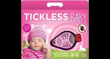 Tickless Baby - Natuurlijke Teek & Vlo Afweer voor Baby's - Roze