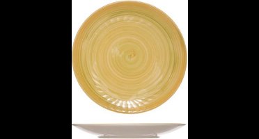 Cosy & Trendy Turbolino Dessertbord - Ø 22 cm - Geel - Set-6