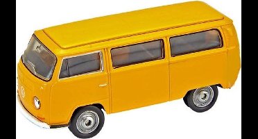 Welly Metalen volkswagen bus (1972): geel
