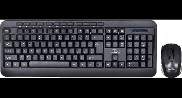 TITANUM TK109 Draadloze set - USB-toetsenbord + muis Zwart