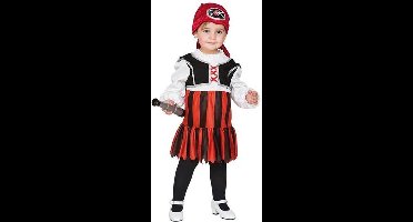 Mini piratenmeisje kostuum - 1-2 Jaar