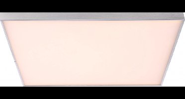 Plafondlamp Globo Savinja LED - Nikkel mat/Acryl - 30x30cm