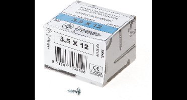 ASF Fischer Fischer Spaanplaatschroef platkop verzinkt pozidriv 3.5 x 12mm (Prijs per 200 stuks)