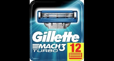Gillette Mach 3 Turbo Scheermesjes 12 stuks