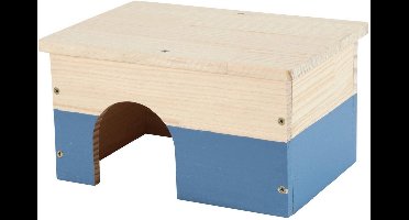 Zolux neolife houten huisje cavia blauw