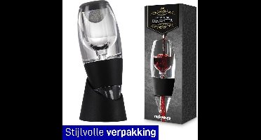 MikaMax Magic Wine Decanter - Wijn Beluchter met Non-Drip Standaard - Vaatwasserbestendig