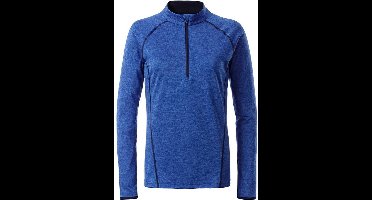 James and Nicholson Dames/dames Sport Top met lange mouwen (Blauw gemêleerd/normaal)