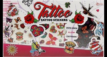 Tattoo - Kindertattoo - Roze - Tattoo stickers - 57 Delig