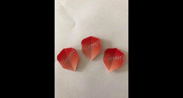 Winmau Rhino dart flights rood 3 stuks