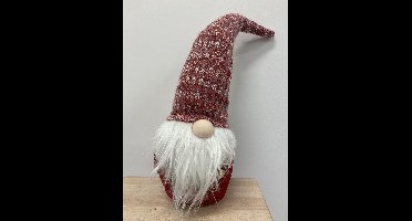 Gnome -Ledverlichting -  rood -wit -  58 x 17cm