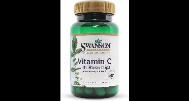 Vitaminen - Vitamin C with Rose Hips 1000mg - Swanson - 90 Capsules