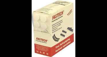 FASTECH® B20-COIN000005 Klittenband punten Om vast te plakken Hotmelt Haak- en lusdeel (Ø) 20 mm Wit 460 onderdelen
