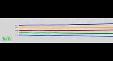 Helukabel 29376 Enkele ader H05V-K 1 x 0.75 mm² Blauw, Wit 100 m