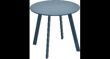 Hesperide Bijzettafel/tuin tafel Saona - metaal - blauw - D50 x H45 cm - voor buiten