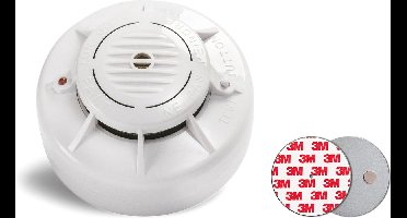 Fito ASD-10Q EN14604 Optische Rookmelder met 3M magneetplakker - Batterij gaat 10 jaar mee - 10 Jaar garantie - Zeer compact model